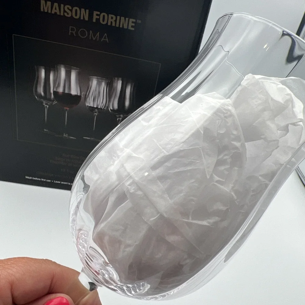 Maison Forine Roma Red Wine Glass Set 4 19.5 oz‎